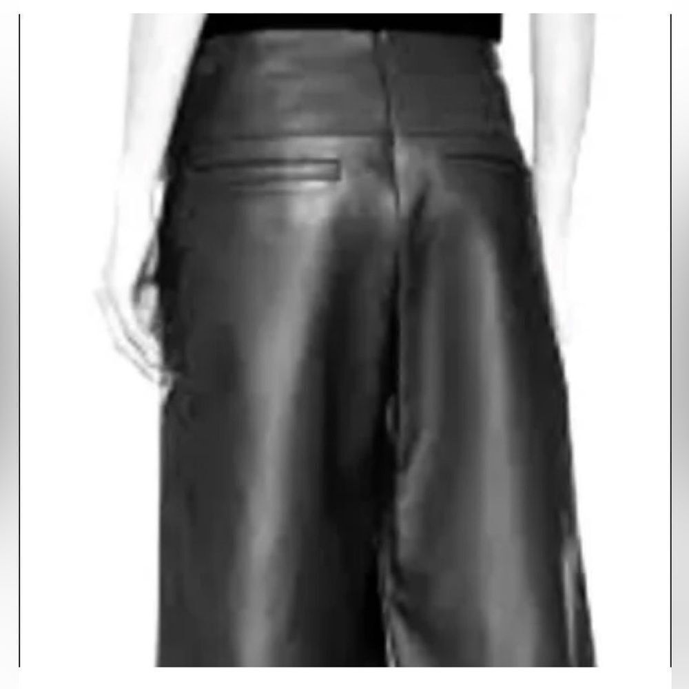 VERONICABEARD Leather Gaucho Shorts - Picture 2 of 7